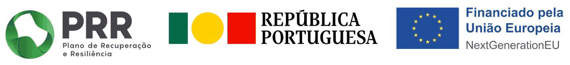 Ficha do projeto PRR (PDF): Plano de Recuperação e Resiliência, República Portuguesa, Financiado pela União Europeia – NextGenerationEU