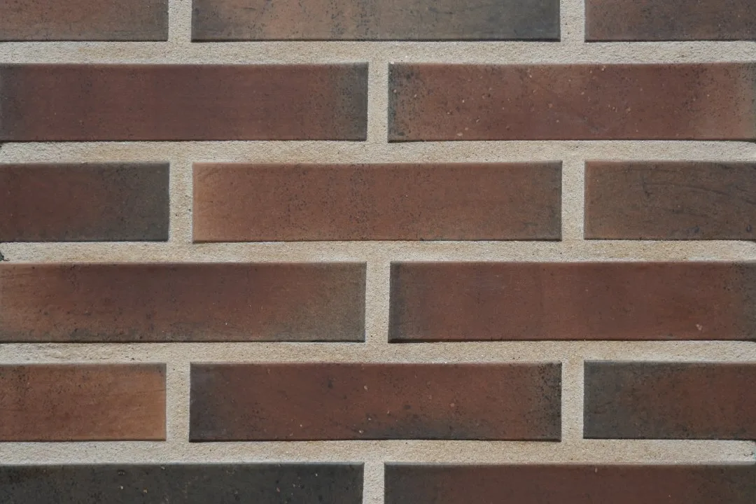 Plaqueta Klinker Gaulês aplicada en pared