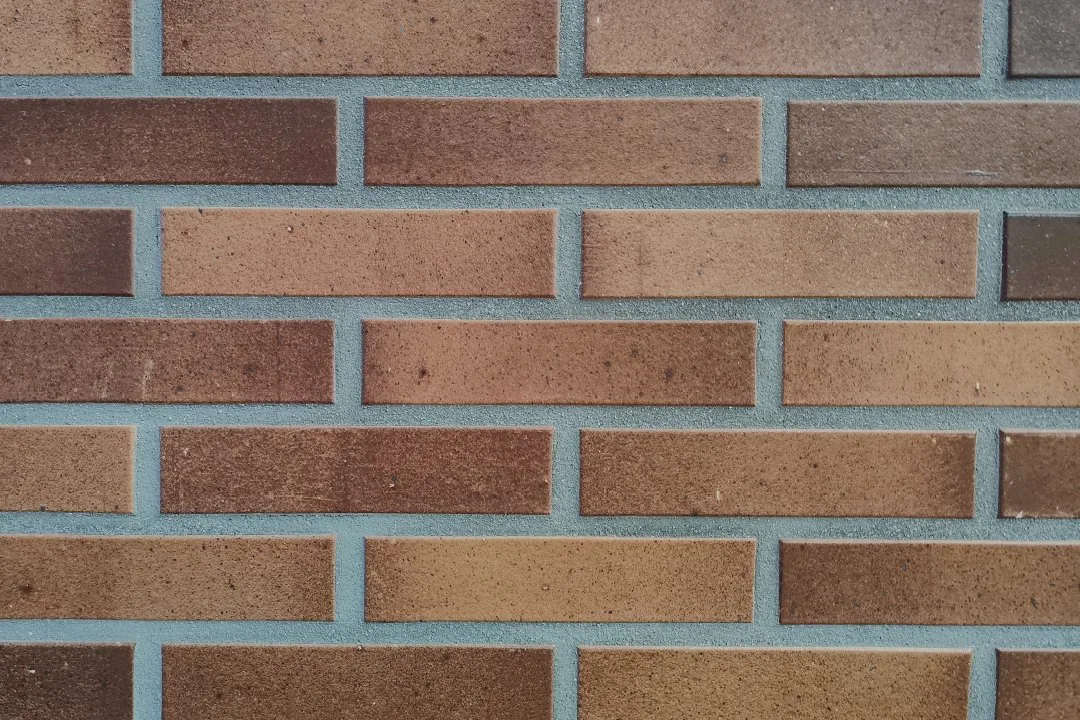 Templar Klinker brick slips on a wall